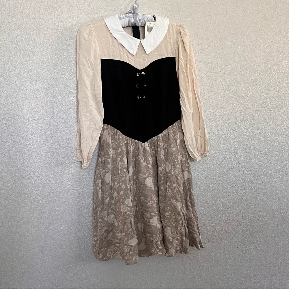 NWT Disney Sleeping Beauty Briar Rose Peasant Dress Hot Topic size XS